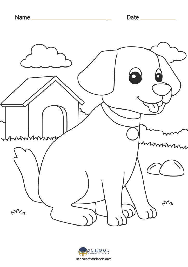 Free Preschool Coloring Pages for Kids (PDF)